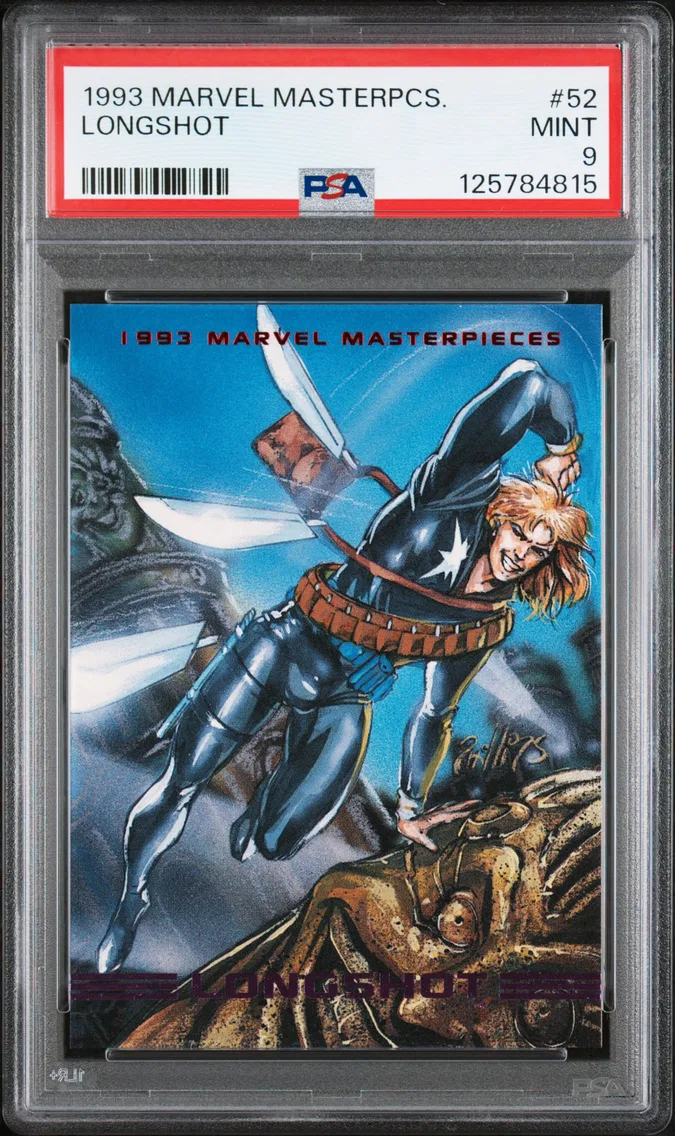 1993 #52 Longshot PSA 9 Marvel Masterpieces