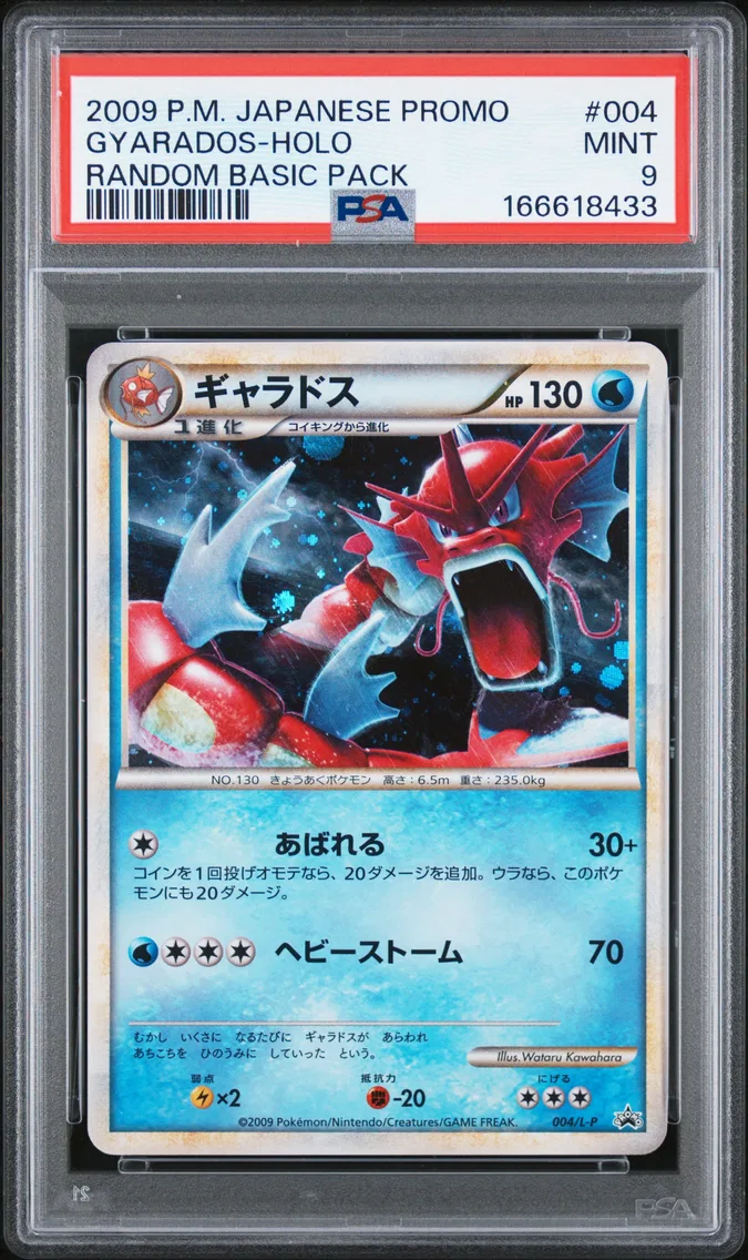 2009 #004 Gyarados-Holo PSA 9 Ja