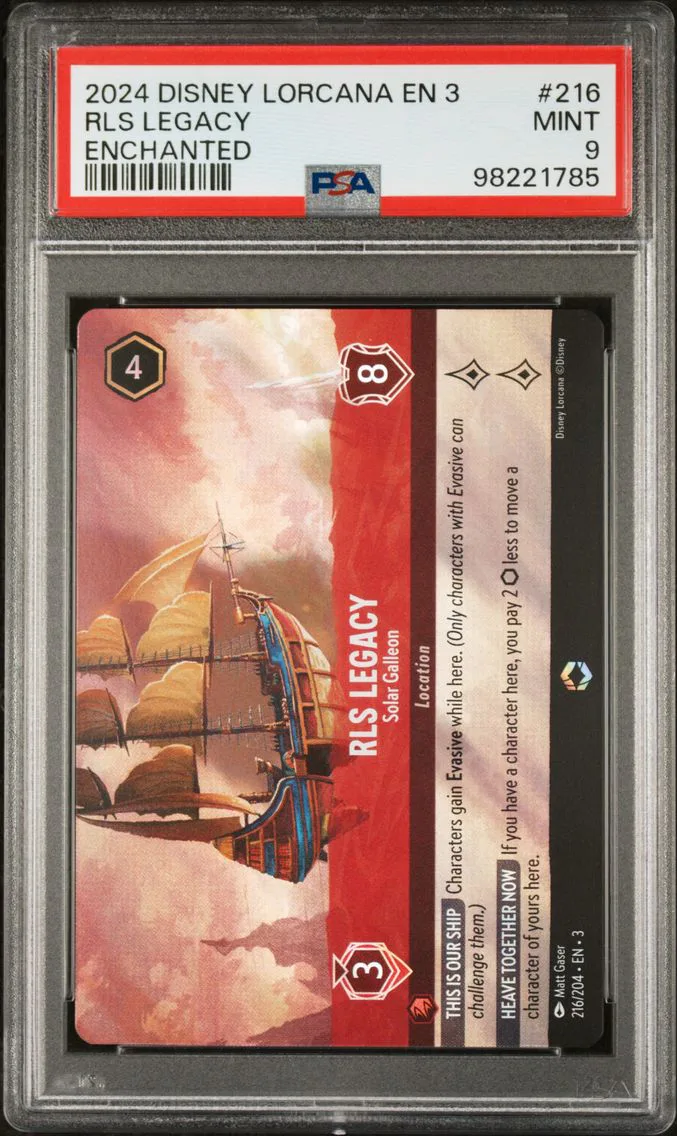 2024 #216 RLS LEGACY PSA 9 Disney Lorcana EN 3-Into the Inklands
