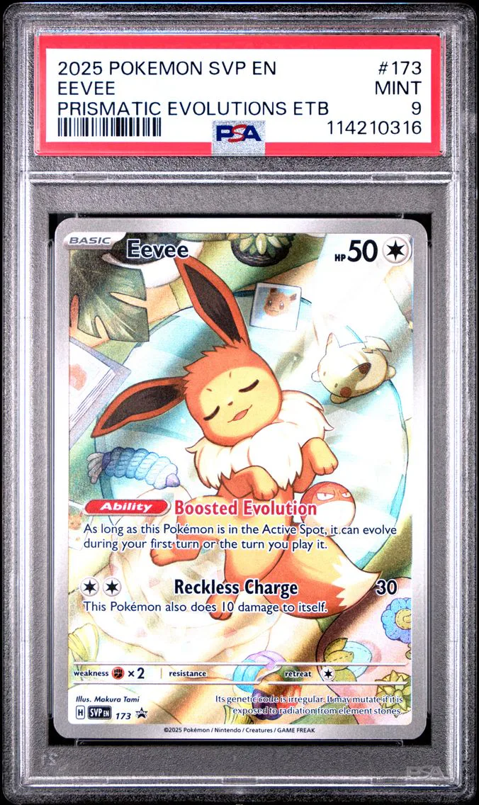 2025 #173 Eevee PSA 9 Svp EN-SV