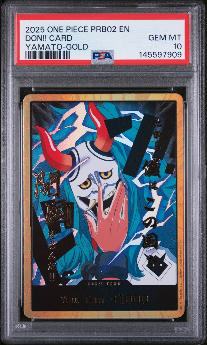 2025 #NA Don!! Card PSA 10 One Piece PRB02-Premium Booster -One Piece Card the Best- Vol.2