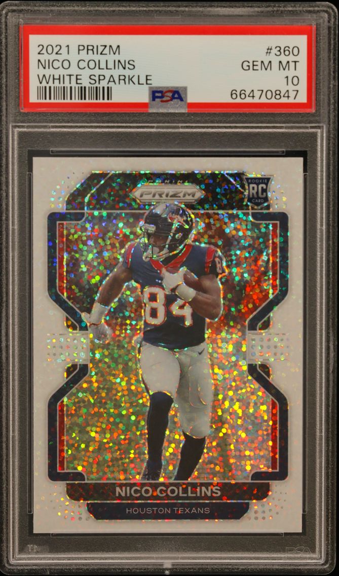 2021 #360 Nico Collins PSA 10 Pa