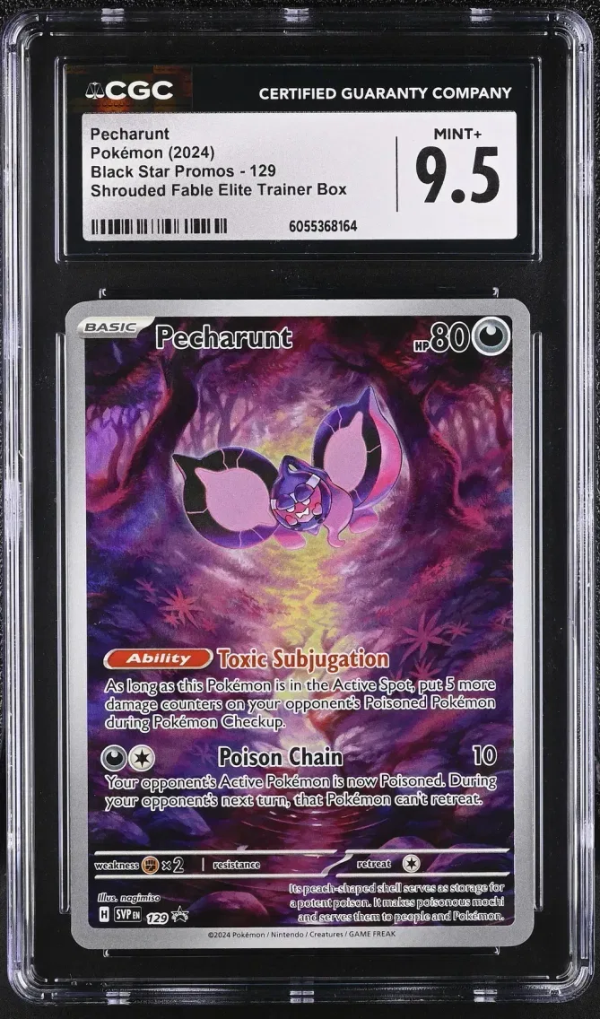 2024 Black Star Promos - Scarlet & Violet SVP EN - English Pecharunt #129 CGC 9.5