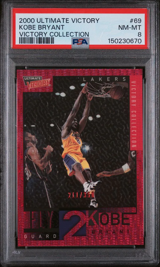 2000 #69 Kobe Bryant PSA 8 Ultimate Victory