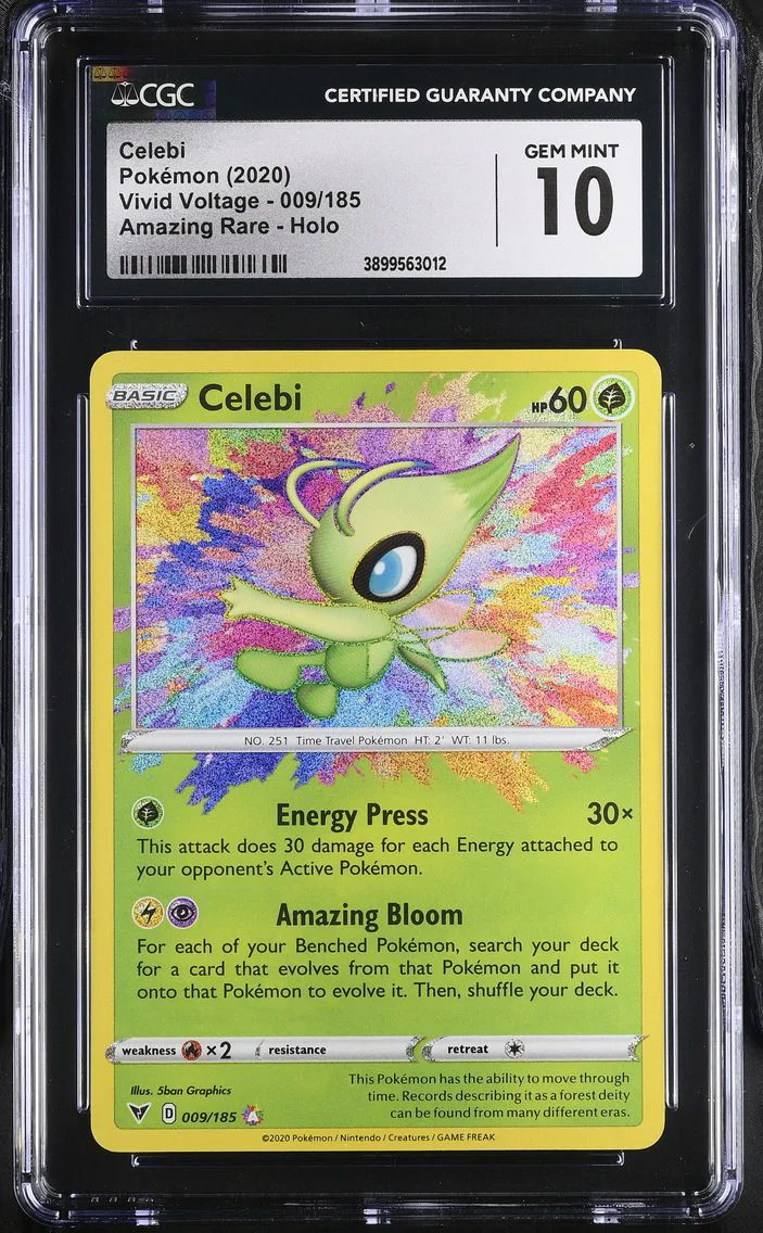 2020 #009 Celebi CGC 10 Vivid Voltage - English