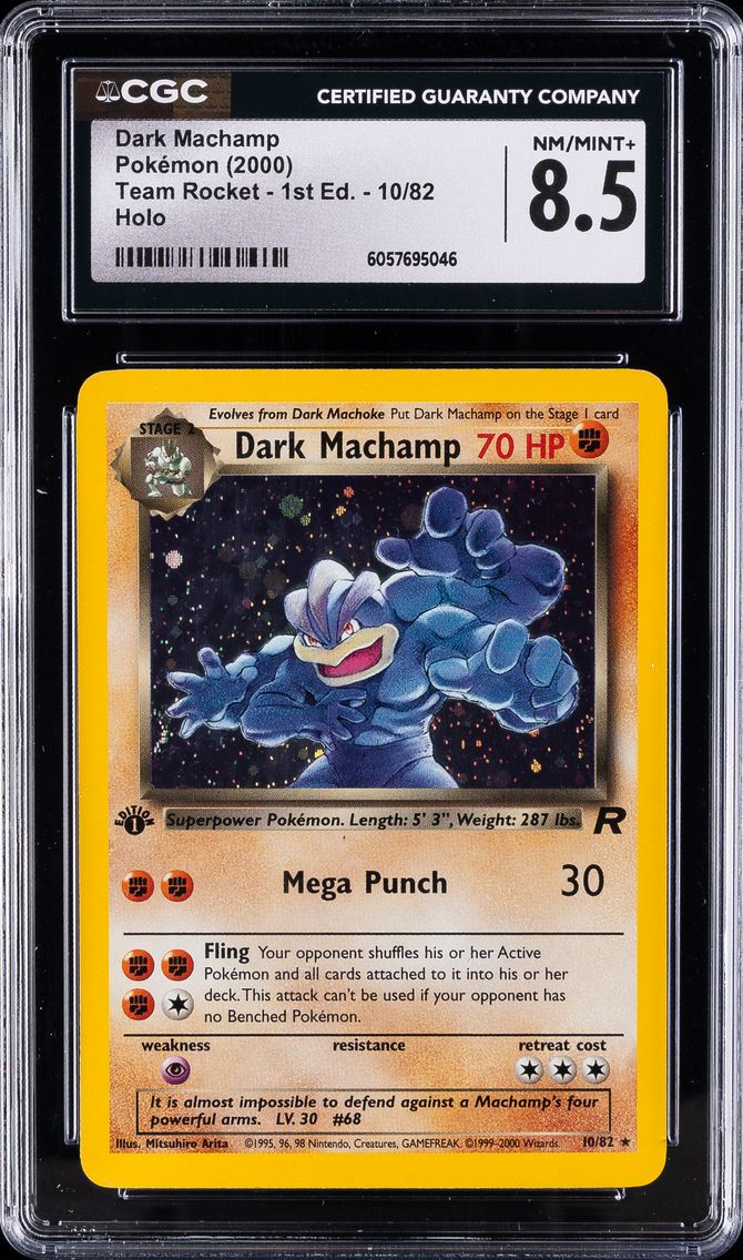 2000 #10 Dark Machamp-Holo 1st E