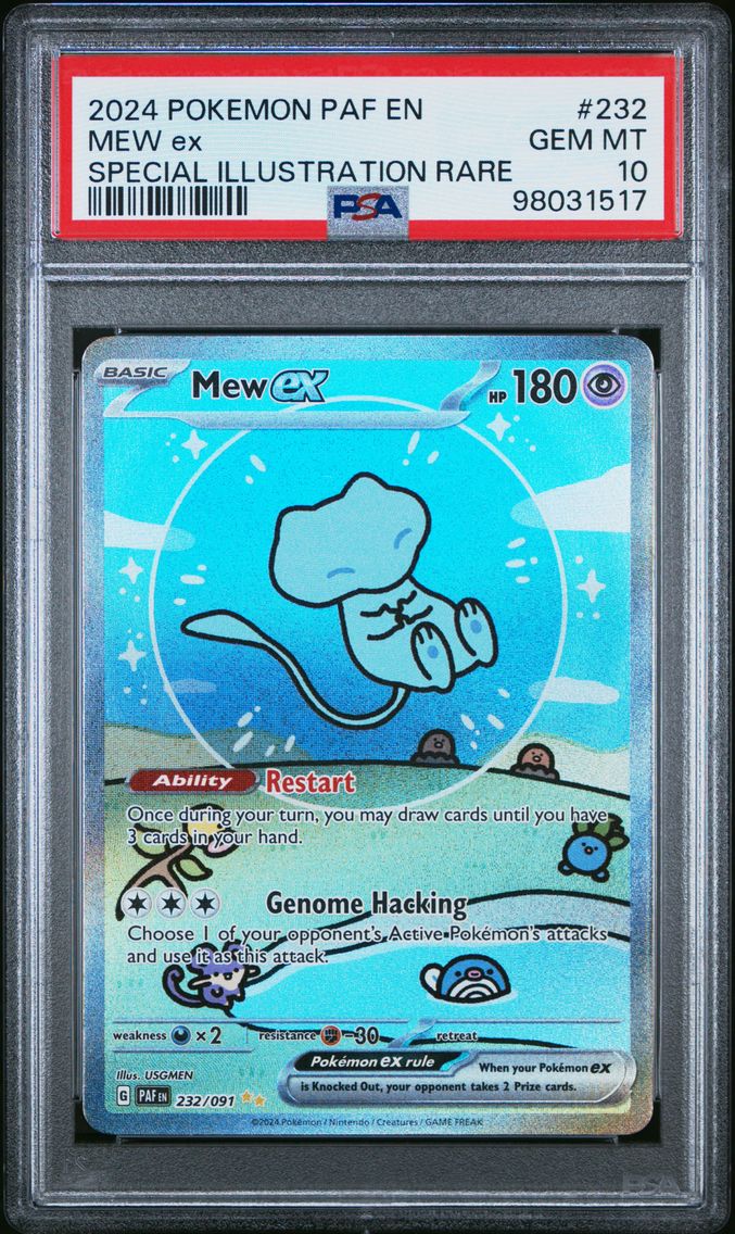 2024 #232 Mew EX PSA 10 Paf EN-P