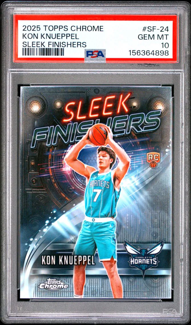 2025 #SF-24 KON KNUEPPEL PSA 10 Topps Chrome Sleek Finishers