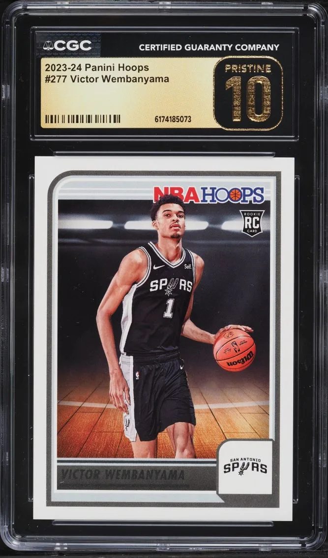 2023 Hoops Victor Wembanyama ROOKIE #277 CGC 10 PRISTINE