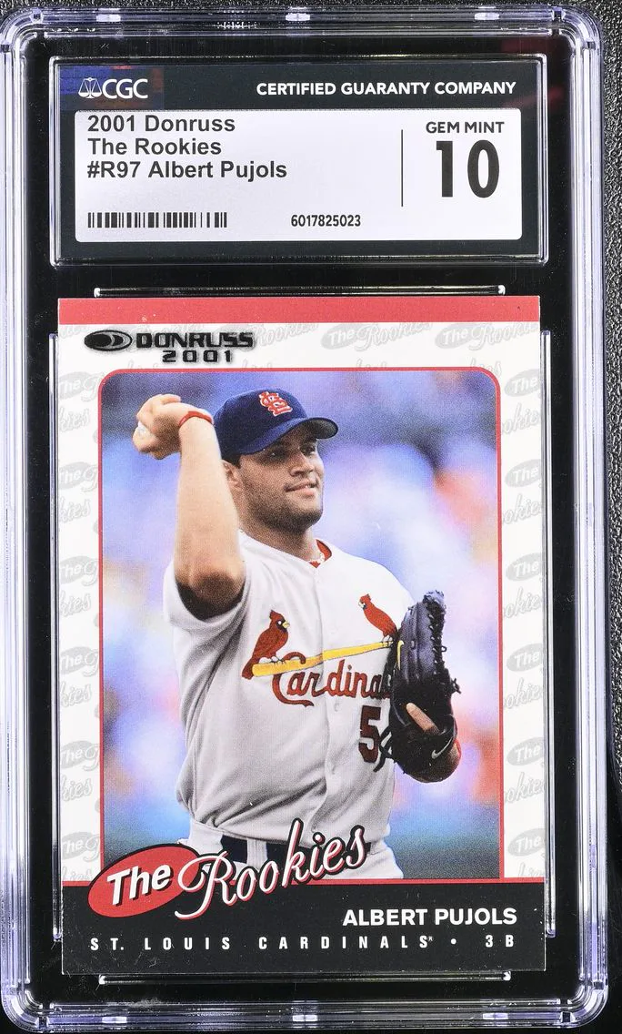 2001 #R97 Albert Pujols CGC 10 Donruss Baseball