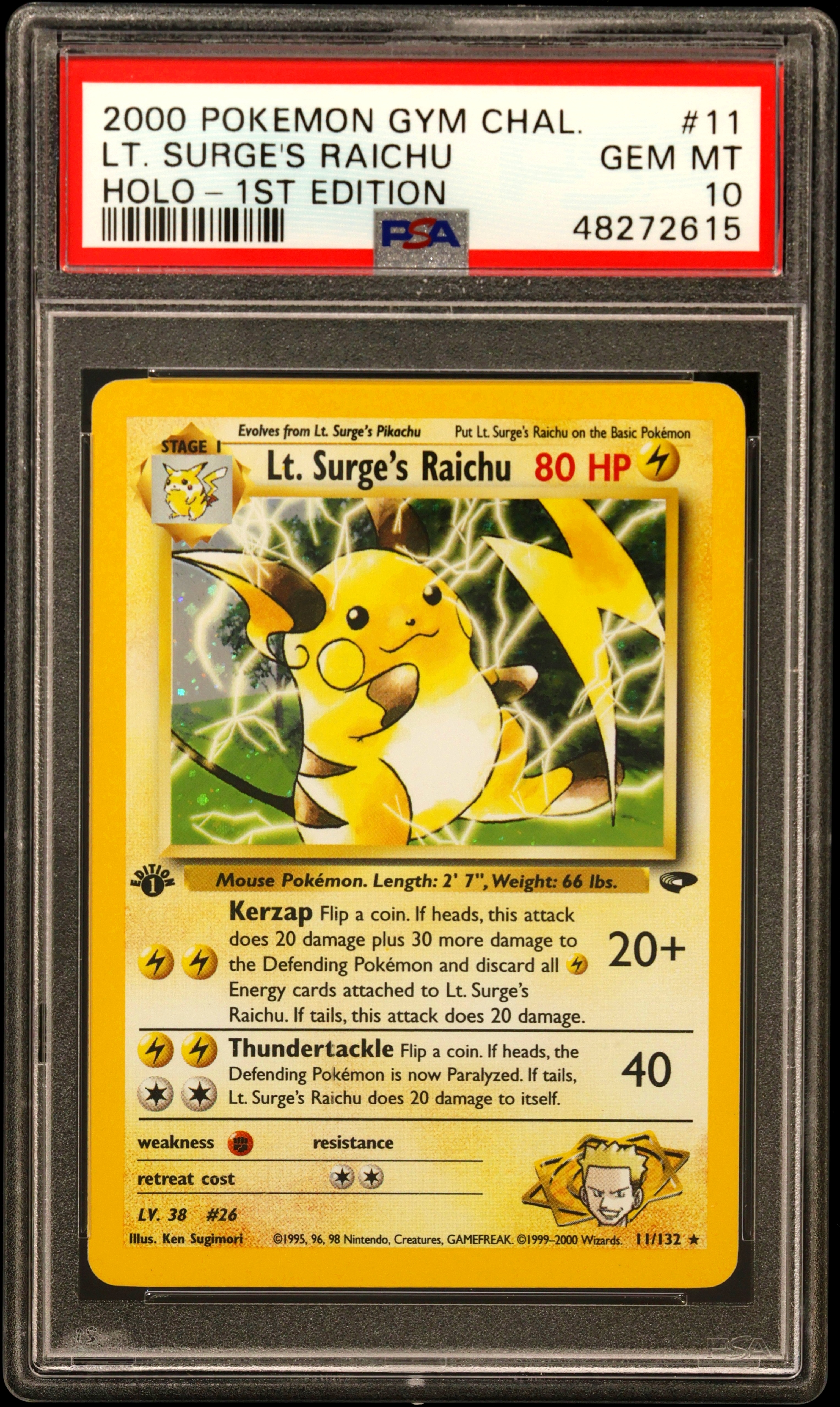 LT. Surge's Raichu