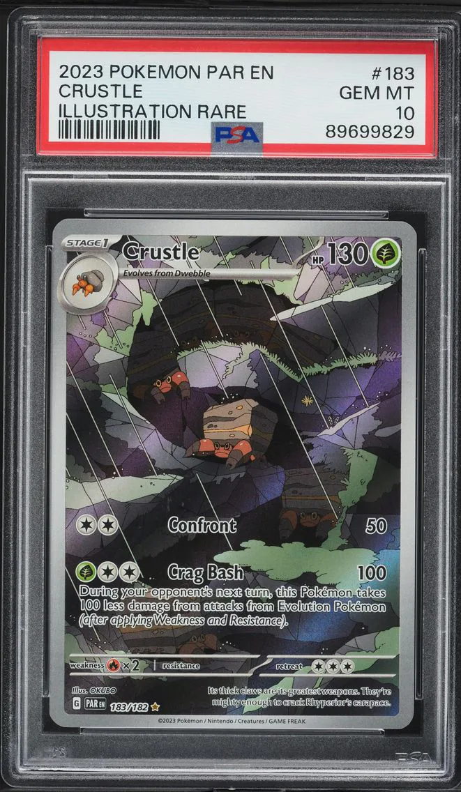 2023 #183 Crustle PSA 10 Par EN-Paradox Rift Pokemon