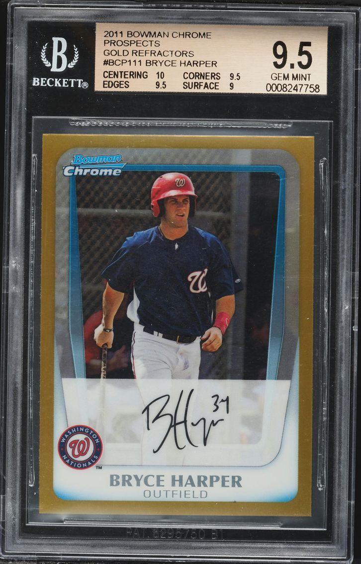 2011 #BCP111 Bryce Harper BGS 9.