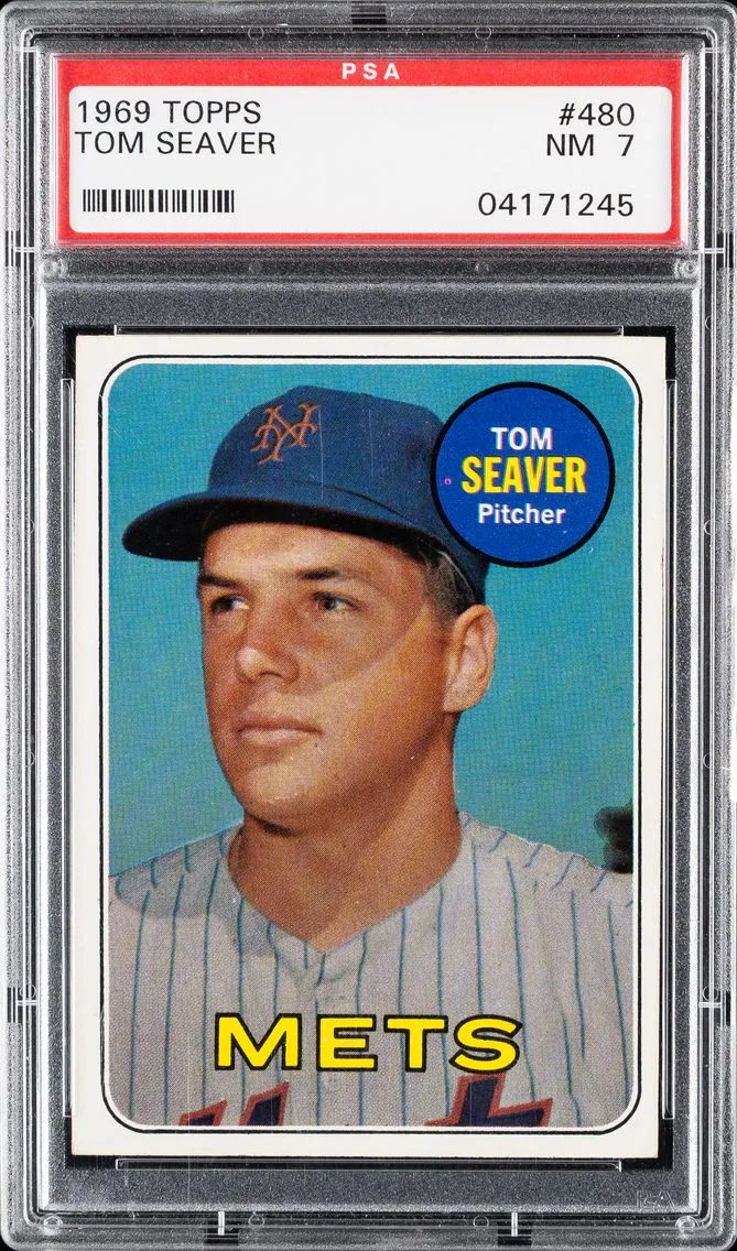 1969 #480 Tom Seaver PSA 7 Topps