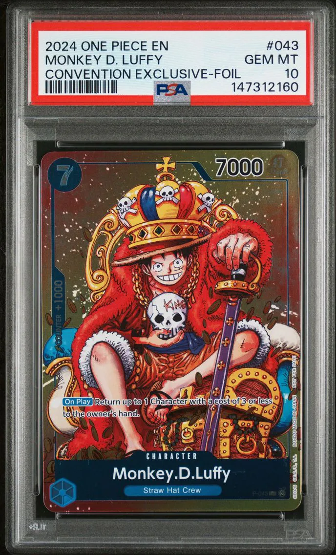 2024 #043 Monkey D. Luffy PSA 10 One Piece Promos