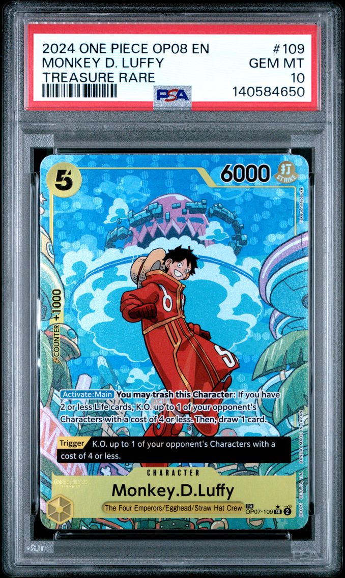 2024 #109 Monkey D. Luffy PSA 10