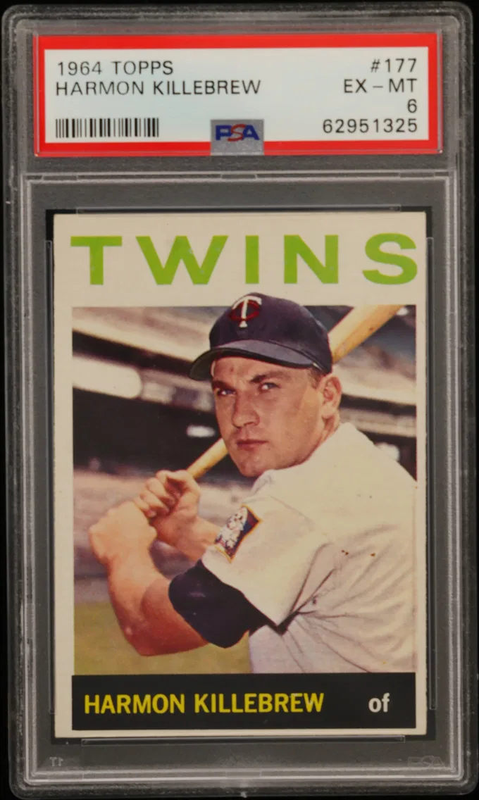1964 #177 Harmon Killebrew PSA 6 Topps