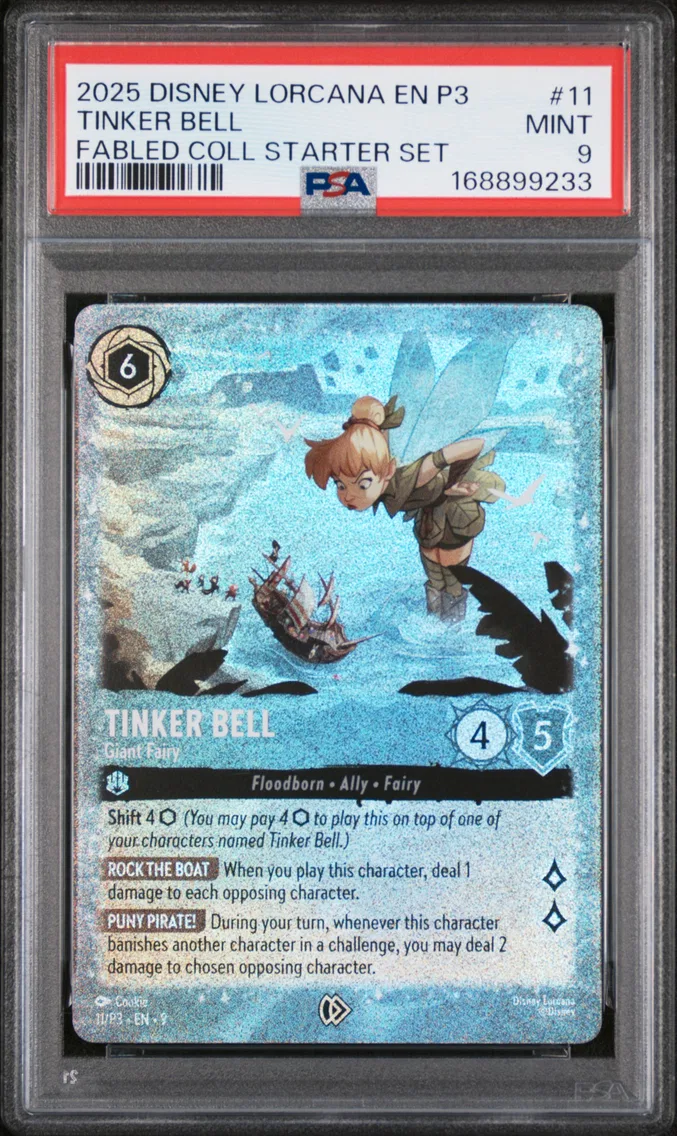 2025 #11 Tinker Bell - Giant Fairy PSA 9 Disney Lorcana EN P3-Promo