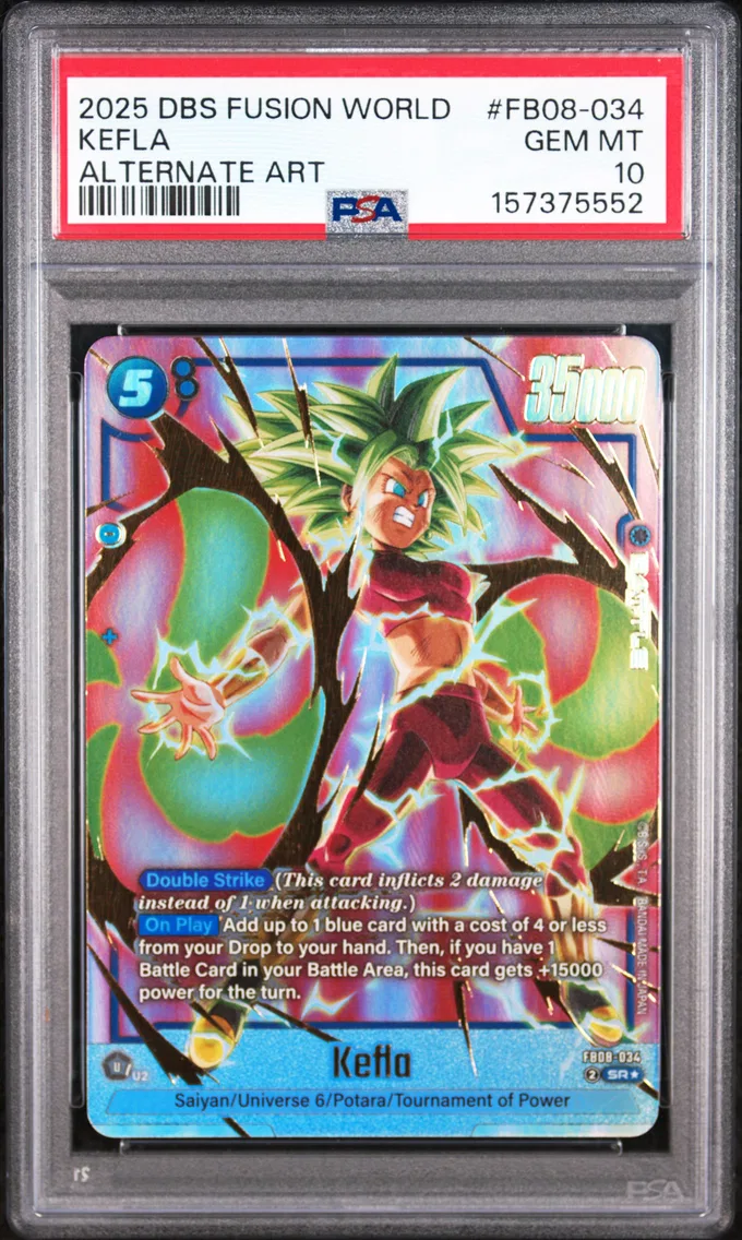 2025 #FB08-034 Kefla PSA 10 Dragon Ball Super Card Game Fusion World Saiyan's Pride