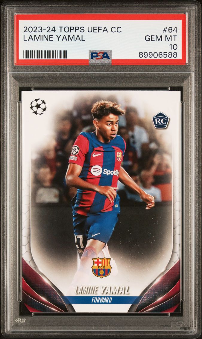 2023 #64 Lamine Yamal PSA 10 Top