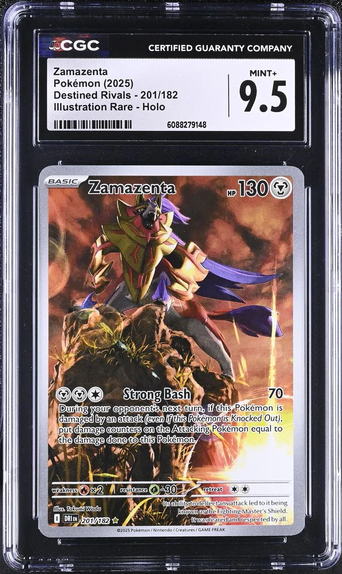 2025 #201 Zamazenta CGC 9.5 Destined Rivals - DRI EN - English