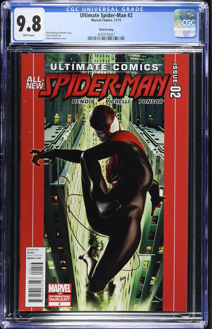 2011 Ultimate Spider-Man #2 CGC 9.8 Marvel Comics