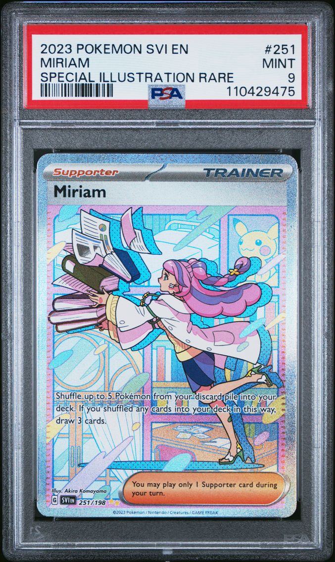 2023 #251 Miriam PSA 9 Svi EN-Scarlet & Violet Pokemon