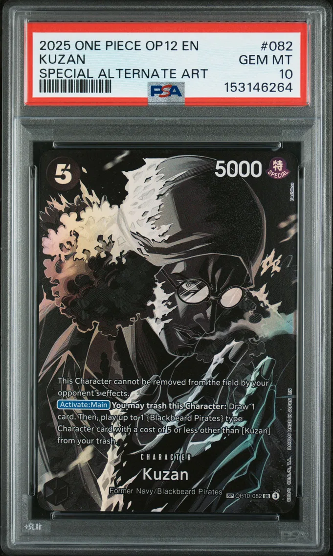 2025 #082 Kuzan PSA 10 One Piece OP12-Legacy of the Master