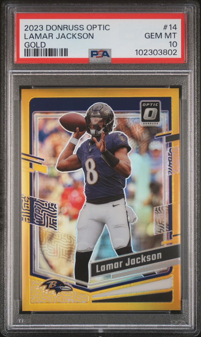 2023 #14 Lamar Jackson PSA 10 Go