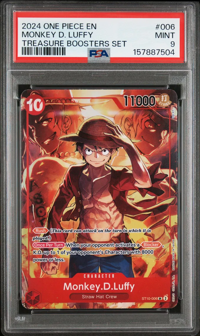 2024 #006 Monkey D. Luffy PSA 9 One Piece Promos