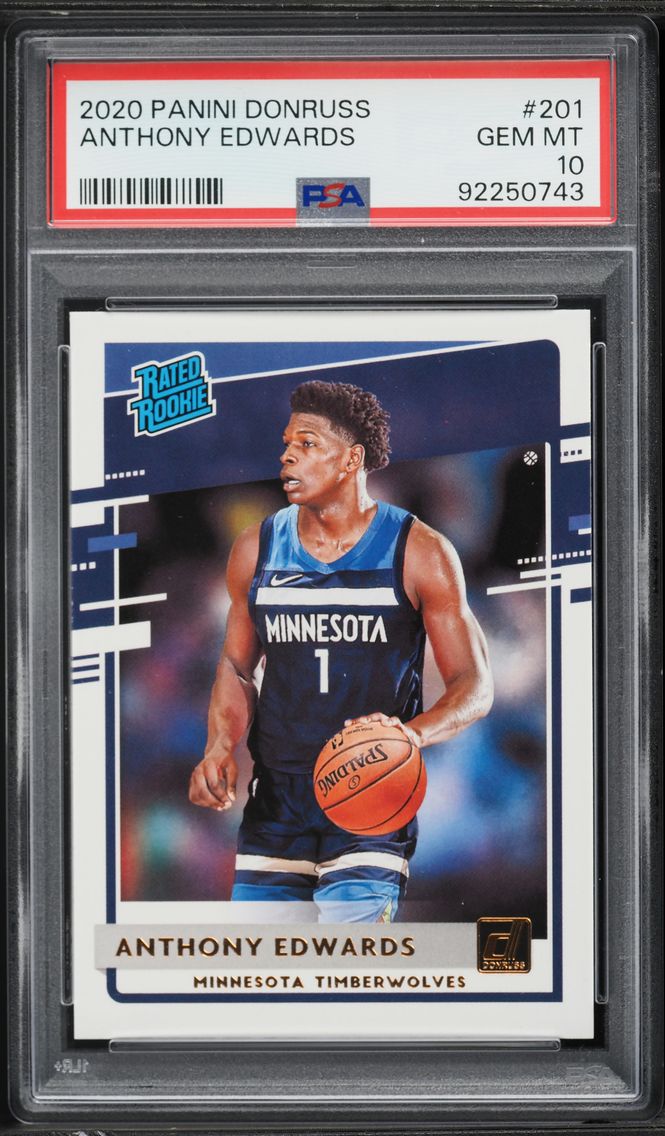 2020 #201 Anthony Edwards PSA 10