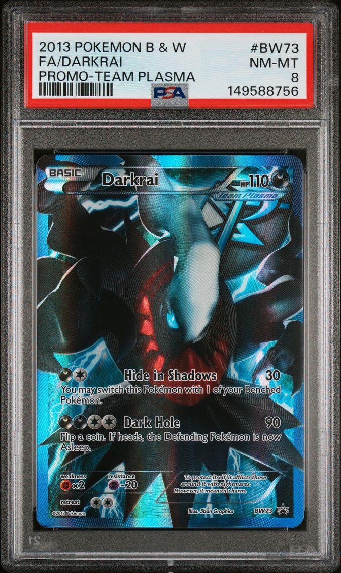 2013 #BW73 Full Art/Darkrai PSA 