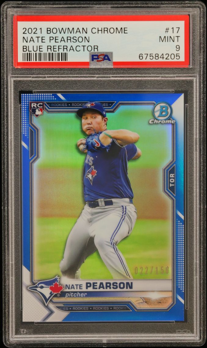 2021 #17 Nate Pearson PSA 9 Bowm