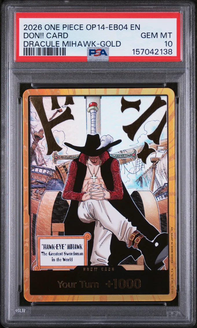 2026 #NA Don!! Card PSA 10 One Piece OP14-EB04-the Azure Sea's Seven
