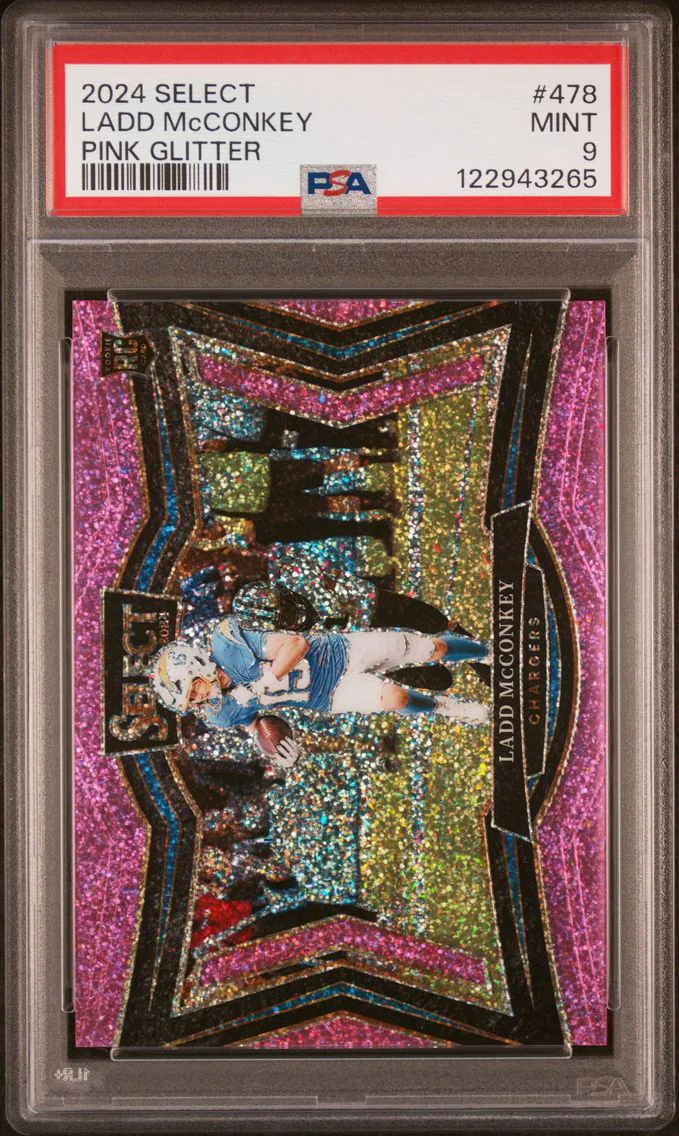 2024 #478 Ladd McConkey PSA 9 Panini Select