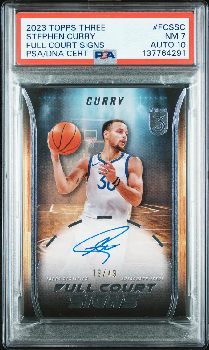 2023 #FCSSC Stephen Curry PSA 7 