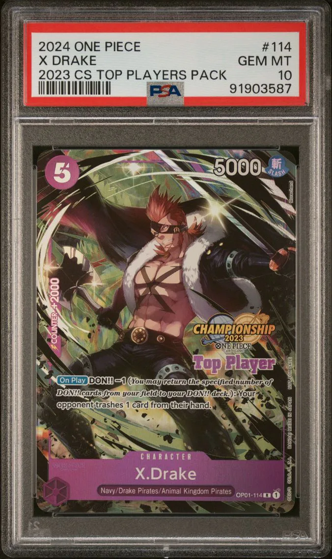 2024 #114 X Drake PSA 10 One Pie