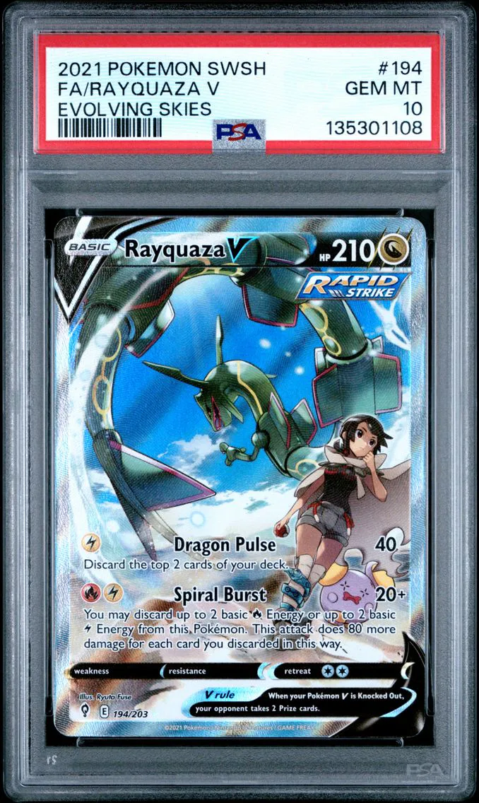 2021 #194 Full Art/Rayquaza V PS