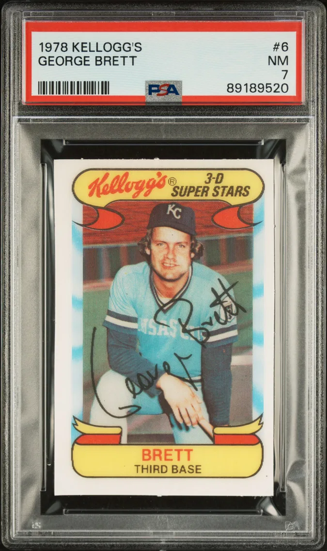 1978 #6 George Brett PSA 7 Kellogg's