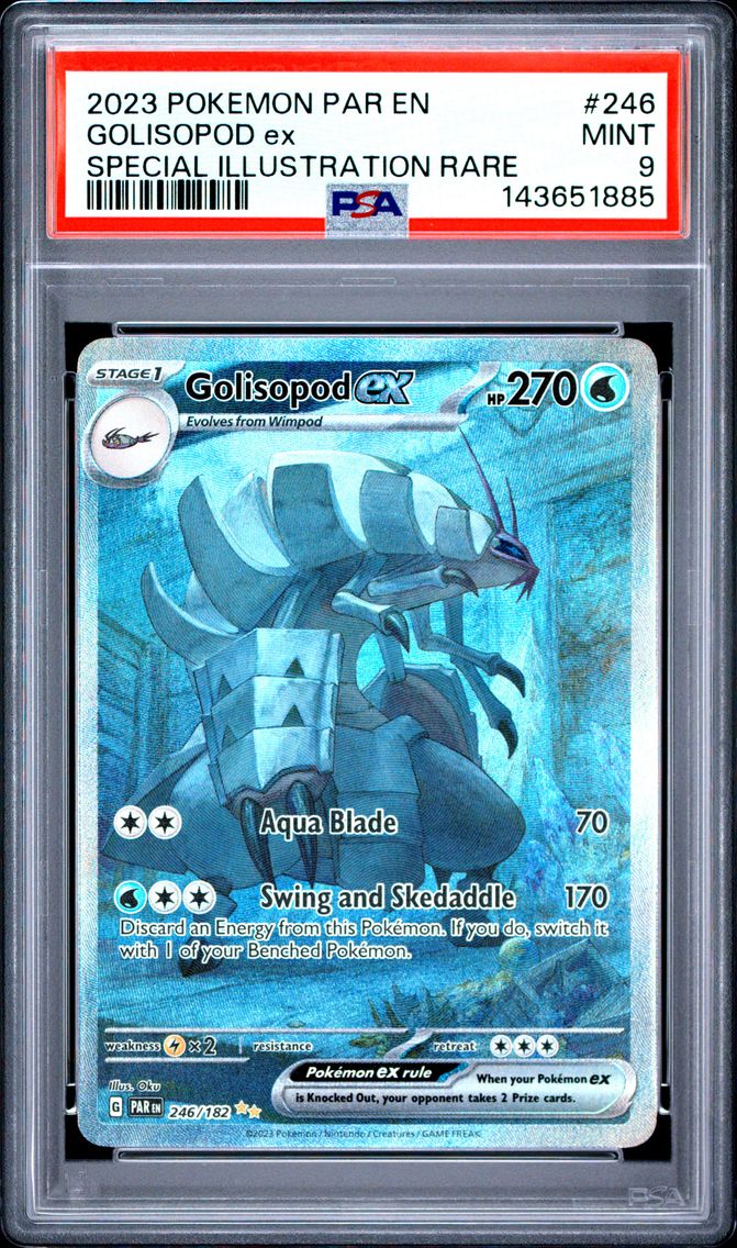 2023 #246 Golisopod EX PSA 9 Par EN-Paradox Rift