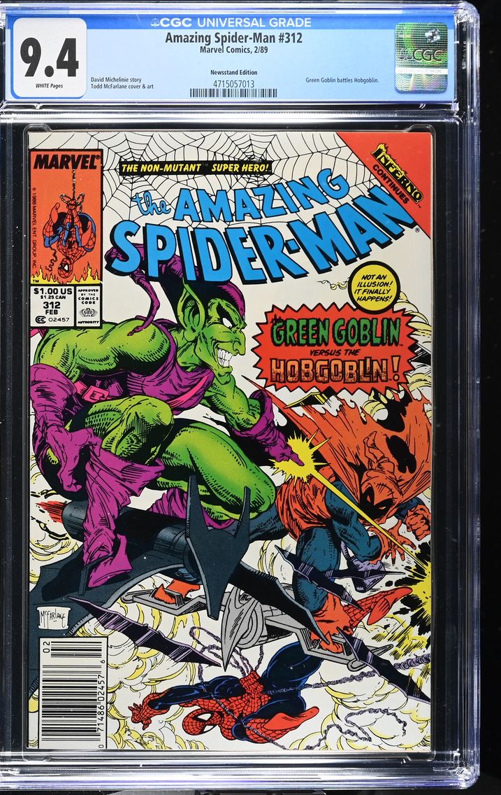 1989 Amazing Spider-Man #312 CGC