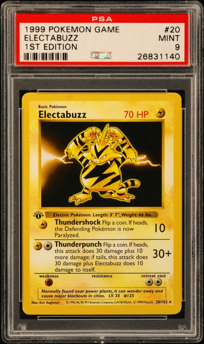 1999 #20 Electabuzz 1st Edition 