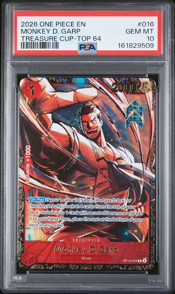 2026 #016 Monkey D. Garp PSA 10 