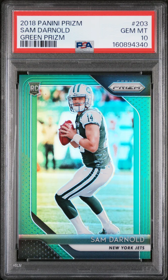 2018 #203 Sam Darnold PSA 10 Panini Prizm