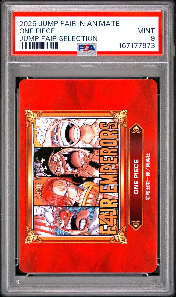 2026 #NA One Piece PSA 9 Jump Fair in Animate Jump Fair Selection