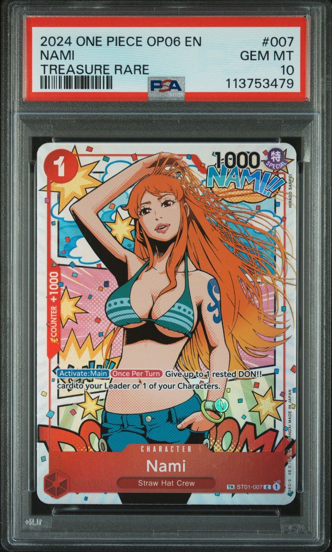 2024 #007 Nami PSA 10 One Piece