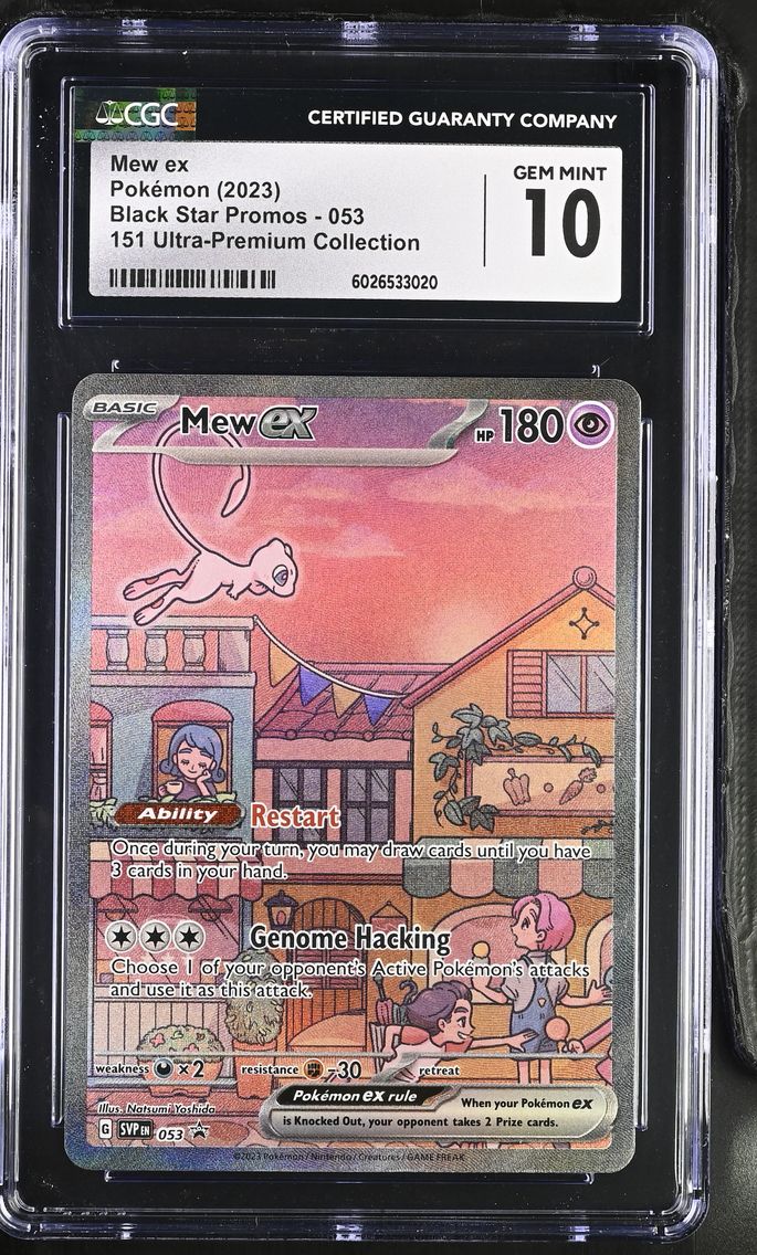2023 #053 Mew ex CGC 10 Black Star Promos - Scarlet & Violet SVPEN - English