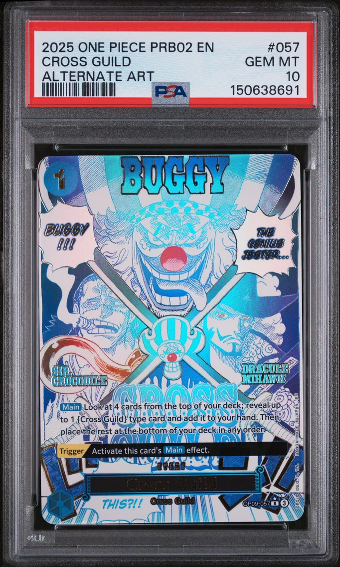 2025 #057 Cross Guild PSA 10 One Piece PRB02-Premium Booster -One Piece Card the Best- Vol.2