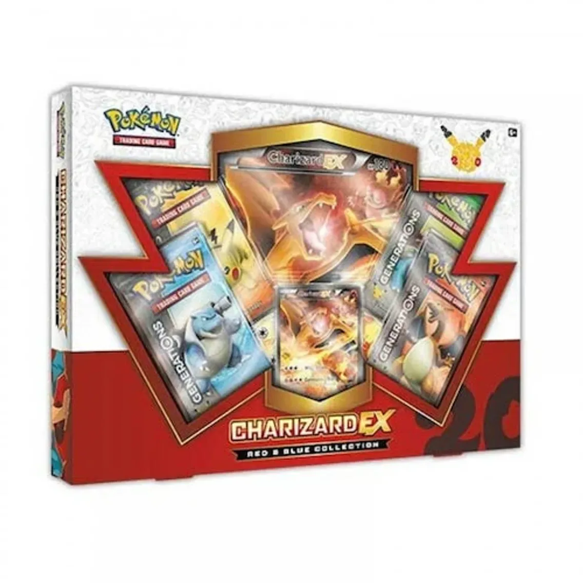 Charizard Red and Blue Collection Box