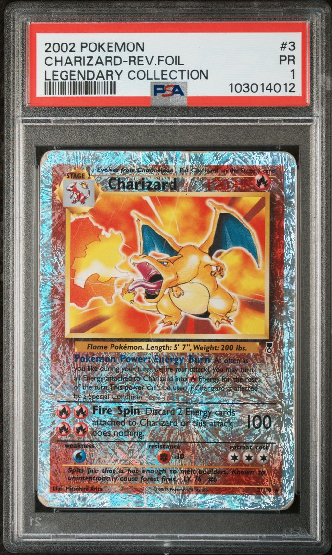 2002 #3 Charizard-Reverse Foil P